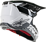 ALPINESTARS Supertech M8 Helmet - Radium - MIPS - White/Black/Mid Gray Glossy - Small 8301519-2182-SM