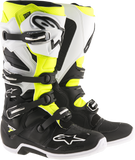 ALPINESTARS Tech 7 Enduro Boots - Black/White/Fluorescent Yellow - US 14 2012114-125-14
