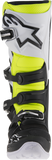 ALPINESTARS Tech 7 Enduro Boots - Black/White/Fluorescent Yellow - US 8 2012114-125-8