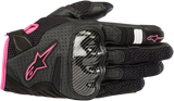 ALPINESTARS Stella SMX-1 Air V2 Gloves -  Black/Fuschia - XL 3590518-1039-XL