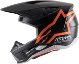 ALPINESTARS SM5 Helmet - Compass - Matte Black/Orange Fluo - Small 8303321-1149-SM