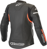 ALPINESTARS Stella Kira Leather Jacket - Black/Red - US 2 / EU 38 3112019-1030-38