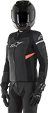 ALPINESTARS Stella Kira Leather Jacket - Black/Red - US 8 / EU 44 3112019-1030-44