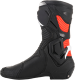 ALPINESTARS SMX+ Boots - Black/White/Red Fluorescent - US 12.5 / EU 48 2221019-1231-48