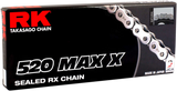 RK 520 - Max-X Chain - 150 Links - Black & Gold 520MAXX-150-BG