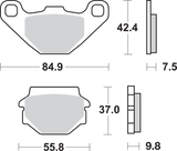 SBS Off-Road Sintered Brake Pads - 546SI 546SI