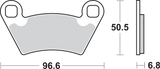 SBS Off-Road Sintered Brake Pads - Polaris - 800SI 800SI