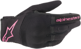 ALPINESTARS Women's Copper Gloves - Black/Pink - XL 3598420-1039-XL