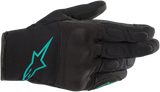 ALPINESTARS Stella S-Max Gloves - Black/Teal - Medium 3537620-1170-M