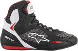 ALPINESTARS Faster-3 Rideknit Shoes - Black/White/Red - US 10.5 2510319123-10.5
