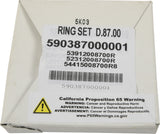 Piston Rings 86.97mm Hon For Vertex Pistons Only