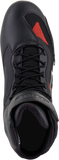 ALPINESTARS Faster-3 Rideknit Shoes - Black/Gray/Red - US 7.5 2510319116575