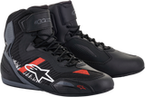ALPINESTARS Faster-3 Rideknit Shoes - Black/Gray/Red - US 8.5 2510319116585