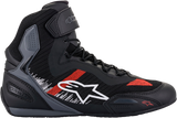 ALPINESTARS Faster-3 Rideknit Shoes - Black/Gray/Red - US 8.5 2510319116585