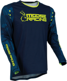 MOOSE RACING Agroid Jersey - Navy/Hi-Viz - XL 2910-6395