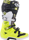 ALPINESTARS Limited Edition AMS Tech 7 Boots - Black/Yellow/White - US 8 2012014-158-8