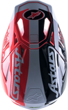 ALPINESTARS Supertech M10 Helmet - Angel 21 - MIPS® - Black/Red/White - 2XL 8301921-1321-2X