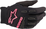 ALPINESTARS Women's Stella Full Bore Gloves - Black/Pink - Large 3583622-1390-L