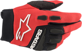 ALPINESTARS Youth Full Bore Gloves - Red/Black - Small 3543622-3031-S