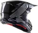 ALPINESTARS Supertech M10 Helmet - Meta 2 - MIPS® - Black/Gray/Gloss - 2XL 8300422-1195-2X