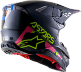 ALPINESTARS Supertech M8 Helmet - Echo - MIPS® - Black/Blue/Yellow/Pink - XL 8302621-1759-XL