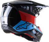 ALPINESTARS SM5 Helmet - Bond - Black/Red/Cyan - Large 8303522-1377-LG