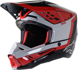 ALPINESTARS SM5 Helmet - Beam - Black/Gray/Red - Small 8303722-1313-SM