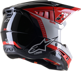 ALPINESTARS SM5 Helmet - Beam - Black/Gray/Red - Large 8303722-1313-LG