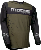 MOOSE RACING Qualifier Jersey - Olive/Black - 5XL 2910-6644