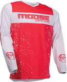 MOOSE RACING Qualifier Jersey - Red/White - 2XL 2910-6649