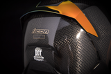 ICON Airframe Pro™ Helmet - Carbon - Red - Large 0101-14015