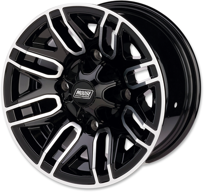 MOOSE UTILITY 112X Wheel - Front - 12x7 - 4/110 - 4+3 - Black 112M127110GBMF4