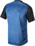 ALPINESTARS Alps 4.0 V2 Jersey - Short-Sleeve - Blue/Black/Silver - Medium 1765922-7318-MD