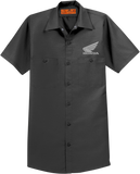 HONDA APPAREL Honda Work Shirt - Charcoal - Small NP21S-M3024-S