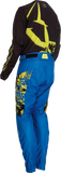 MOOSE RACING Youth Agroid Mesh Jersey - Blue/Hi-Vis - XS 2912-2164