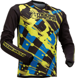 MOOSE RACING Youth Agroid Mesh Jersey - Blue/Hi-Vis - XL 2912-2168
