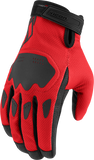 ICON Hooligan™ CE Gloves - Red - Medium 3301-4385