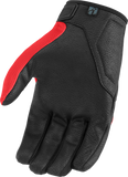 ICON Hooligan™ CE Gloves - Red - Medium 3301-4385
