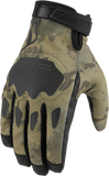 ICON Hooligan™ CE Gloves - Tan Camo - Small 3301-4408
