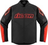 ICON Hooligan™ CE Jacket - Black/Orange - Medium 2820-5804