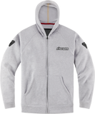 ICON Uparmor Hoodie - Gray - Large 3050-6149