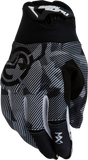 MOOSE RACING Youth MX1™ Gloves - Black/White - Large 3332-1720