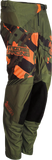 MOOSE RACING Youth Agroid Pants - Olive/Orange - 28 2903-2182