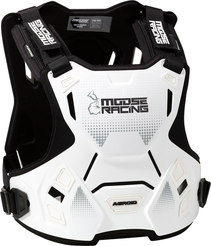 MOOSE RACING Youth Agroid™ Chest Guard - White - S/M 2701-1118