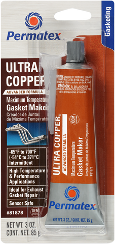 PERMATEX Silicone Gasket Maker - 3 oz. net wt. 81878