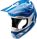 MOOSE RACING F.I. Helmet - Agroid Camo - MIPS? - Blue/White - Medium 0110-7768