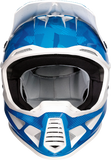 MOOSE RACING F.I. Helmet - Agroid Camo - MIPS? - Blue/White - XS 0110-7766