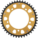 Rear Stealth Sprocket Alu/Stl 43t 520 Gld Hay/Suz/Tri