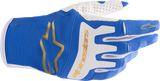 ALPINESTARS Techstar Gloves - Blue/Gold - 2XL 3561023-7265-2X