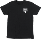 MOOSE RACING Youth Salute T-Shirt - Black - Large 3032-3692